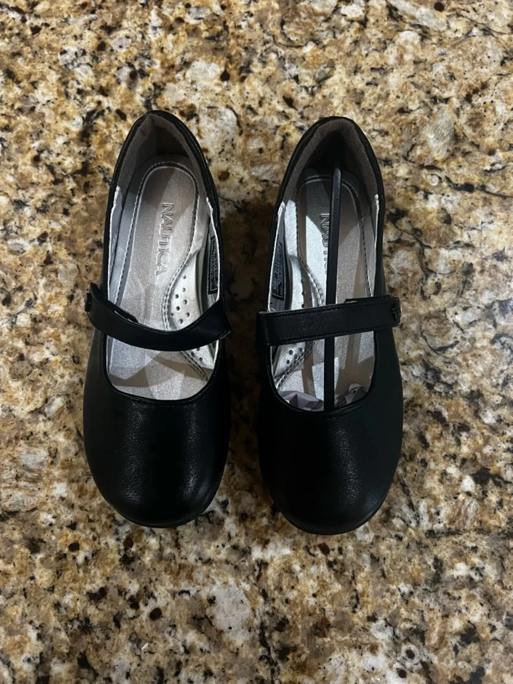 New - Nautica Girls Black Mary Jane Dress Shoes